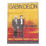 Original movie poster Two Men in the City Alain Delon Jean Gabin