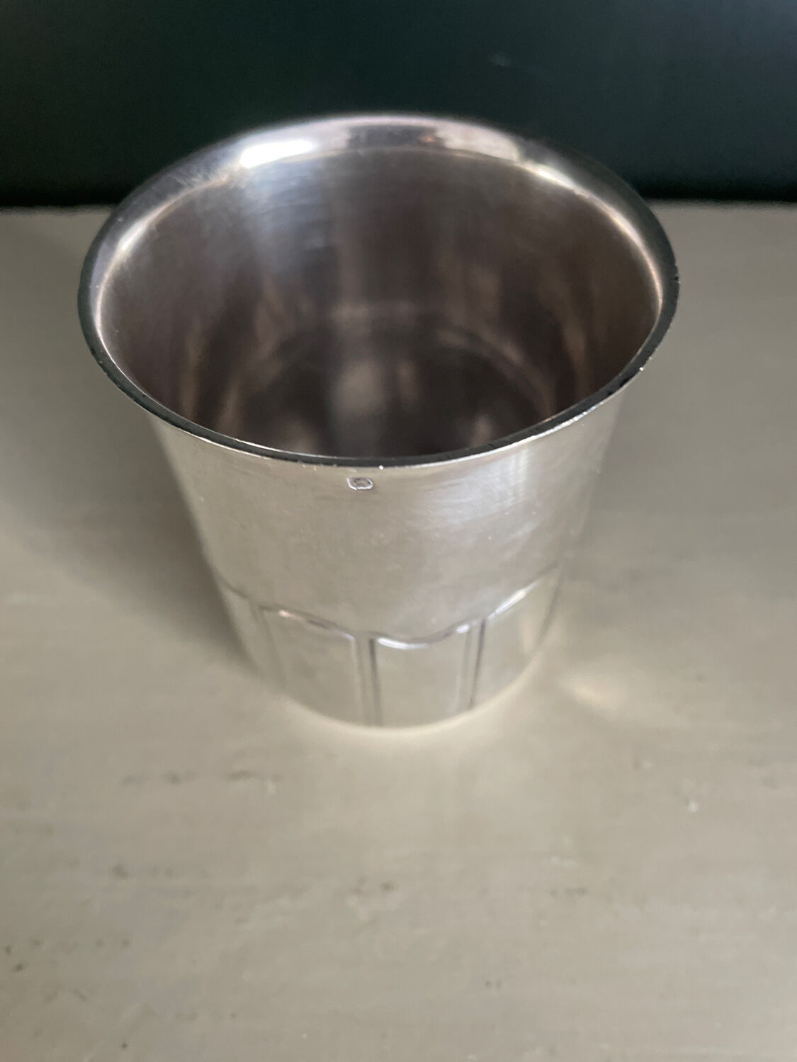 Timpani in solid silver hallmark Minerva