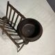 French vintage beech magazine rack, 1960s