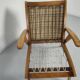 Paire de fauteuils vintage bois tissus 1960s