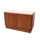 Contemporary Birch and Oak Sideboards with Travertine Top by LA Studio