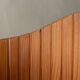 Vintage Art Deco Pine Tambour Room Divider by Jomain Baumann, 1930s