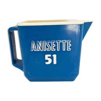 Pitcher anisette 51 advertising pitcher pastis blue