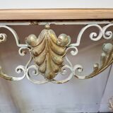 Wrought iron console