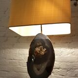 Agathe by Willy Daro 1980 and Golden brass desk lamp