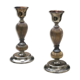 Pair of antique candle holders