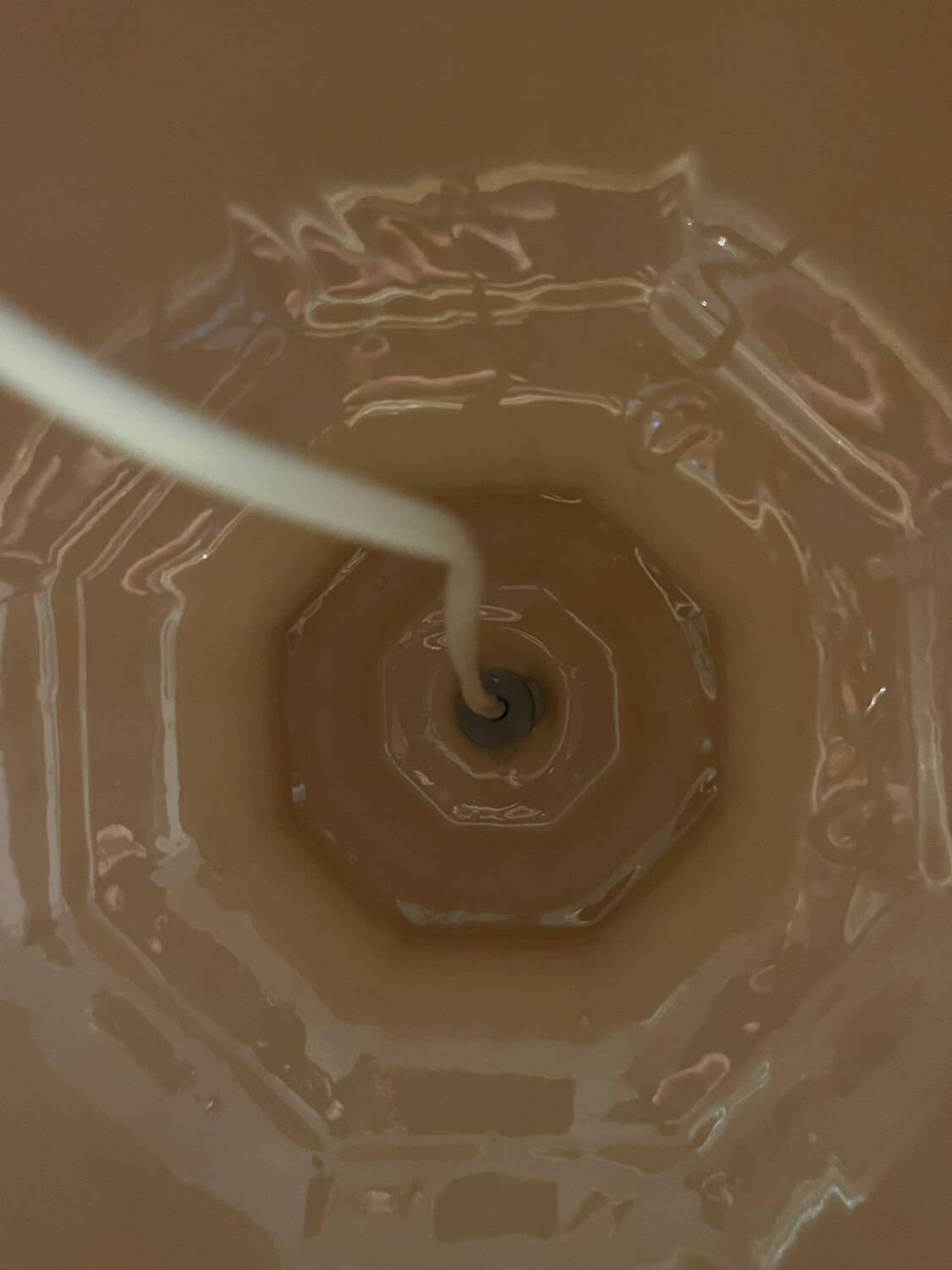 Pale pink ceramic lamp base