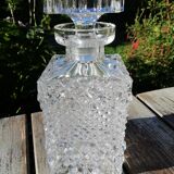 Cut crystal wisky carafe