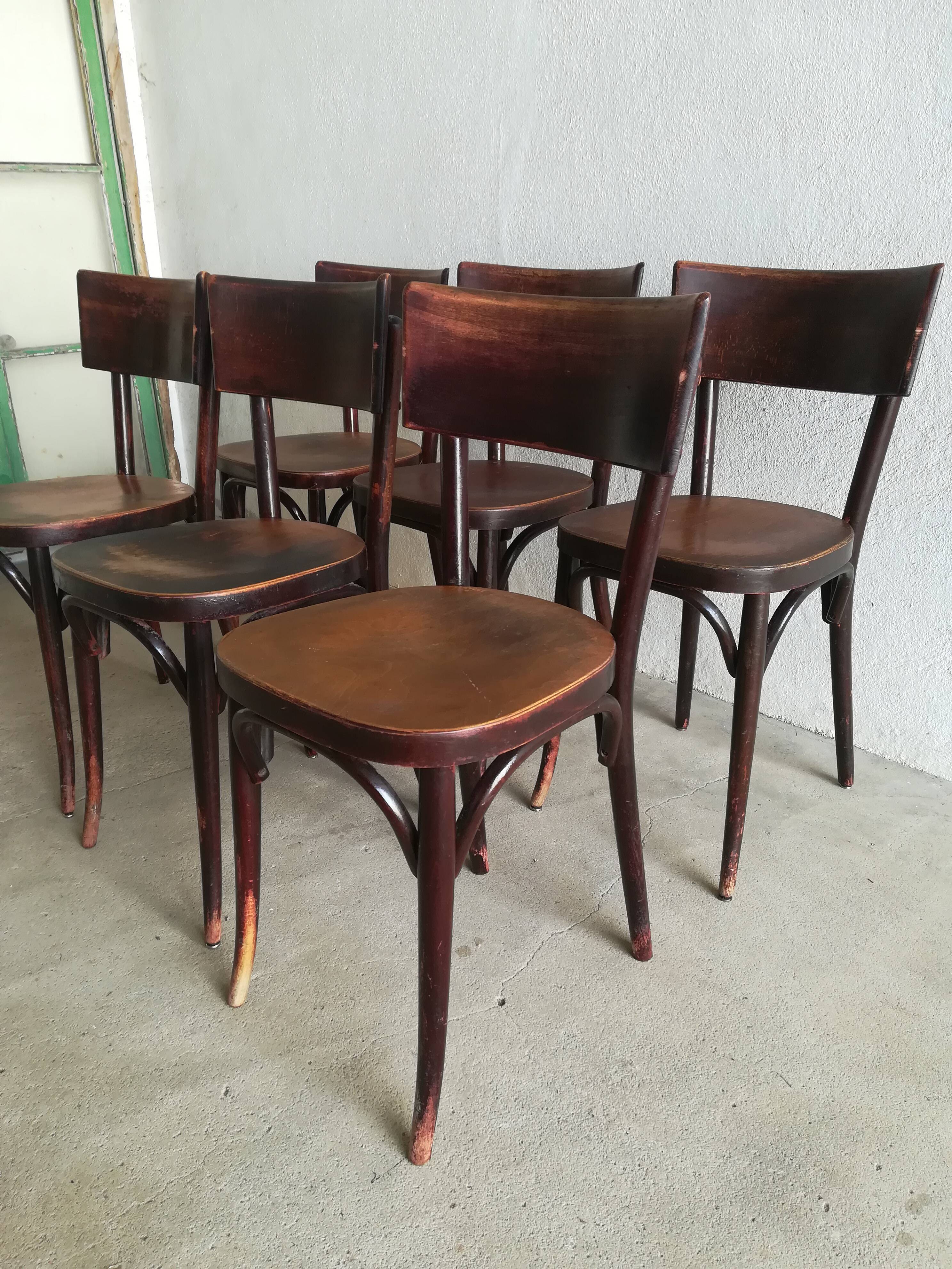 6 Baumann bistro chairs