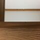 Scandinavian mirror 81x36 cm asymmetric trapeze 60s