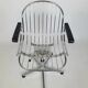 Fauteuil pivotant vintage chromé