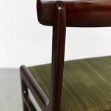 Chaise par Ole Wanscher en acajou pour Poul Jeppesens, Rungsted 1950