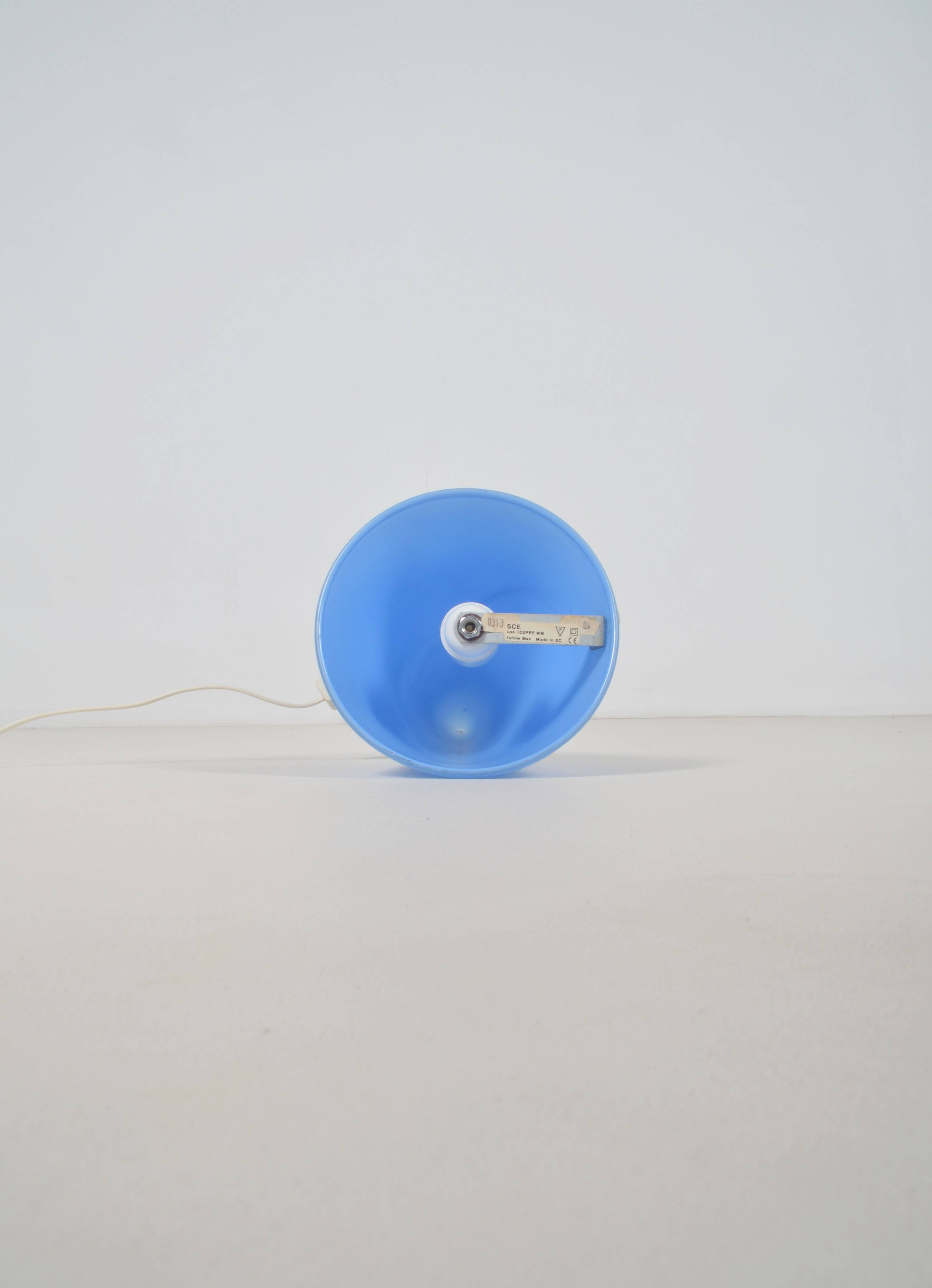 XL table lamp 'Teepee' in glass by SCE, 1990s