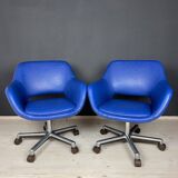 Set of mid-century office chairs by Stol Kamnik, Yugoslavia, 1980s Set of 2