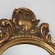 Baroque mirror in gilded wood, France 1950s