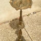 Ashtray on foot gilded metal