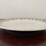 Round ironstone dish Moulin des Loups & Hamage Nord Violetta model