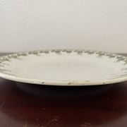 Round ironstone dish Moulin des Loups & Hamage Nord Violetta model