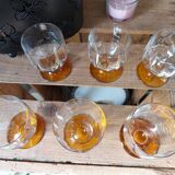 Vintage faceted shot glass