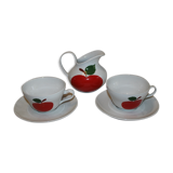 Tea cup duo and porcelain pitcher Seltmann Weiden Bavaria W. Germany