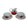 Duo de tasse à thé et pichet porcelaine Seltmann Weiden Bavaria W. Germany