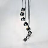 Mid Century Chrome Cascade Chandelier, 1960s