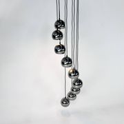 Lustre Cascade Mid Century en Chrome, 1960s