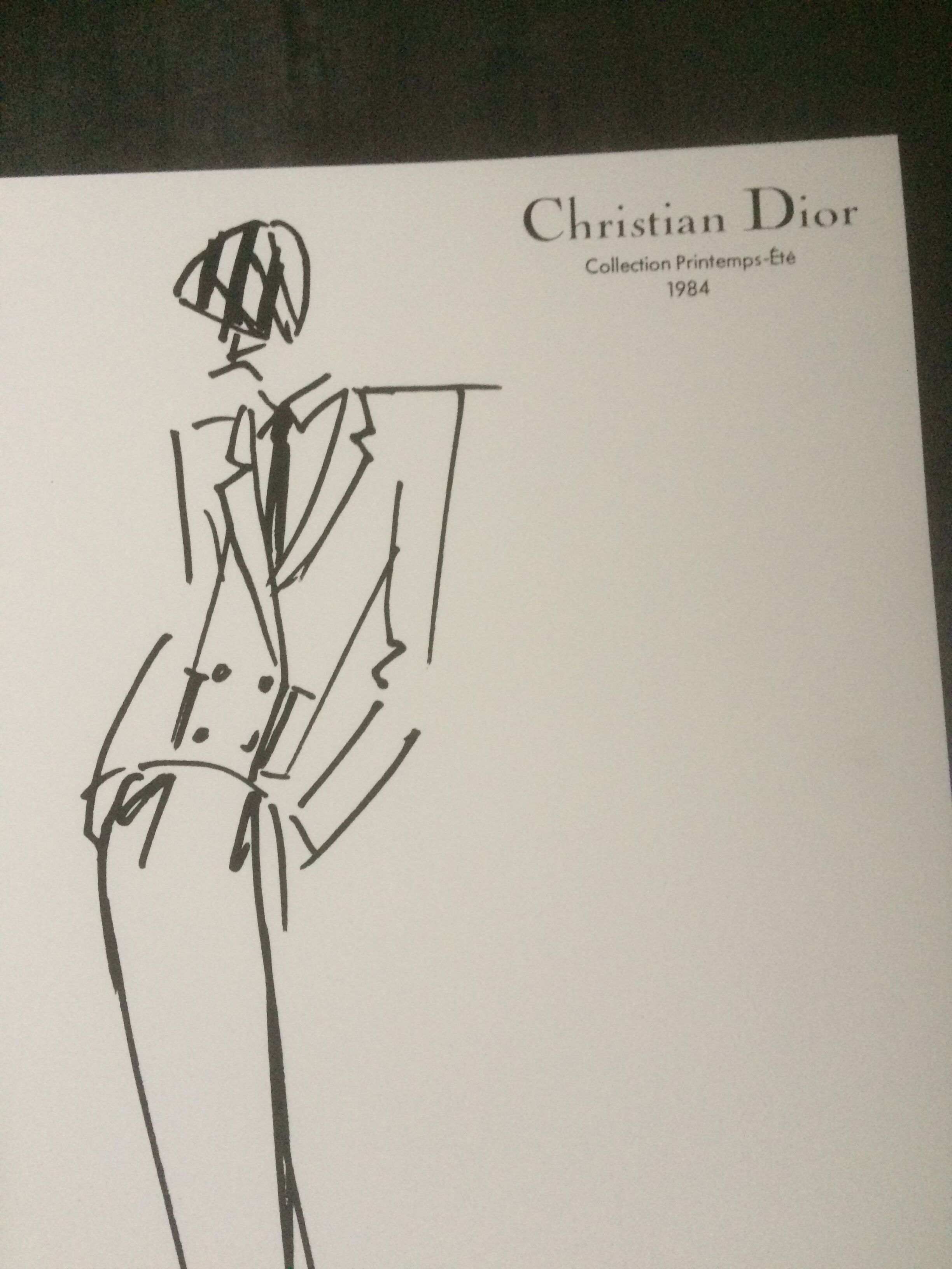 Christian Dior: pretty press fashion illustration - spring collection - summer 1984