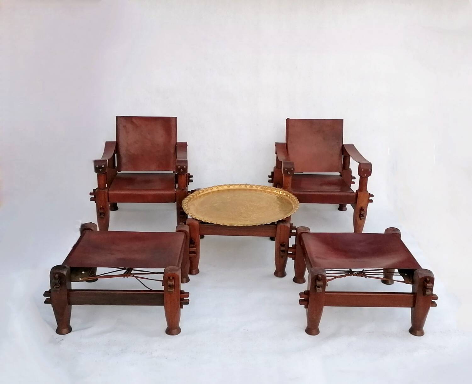 Vintage Safari living room set, 1960s