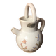 Old pitcher poet laval vintage painted art ceramic #a424