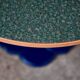 Round bistro table with tulip base in Art Deco style from the 1990s.