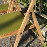 Pair of Gio Ponti folding chairs