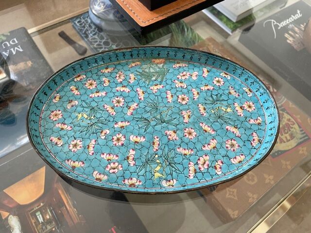 Coupelle chinoise vide poche émaux cloisonnés, 1900 / 1920