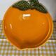Orange slip salad bowl