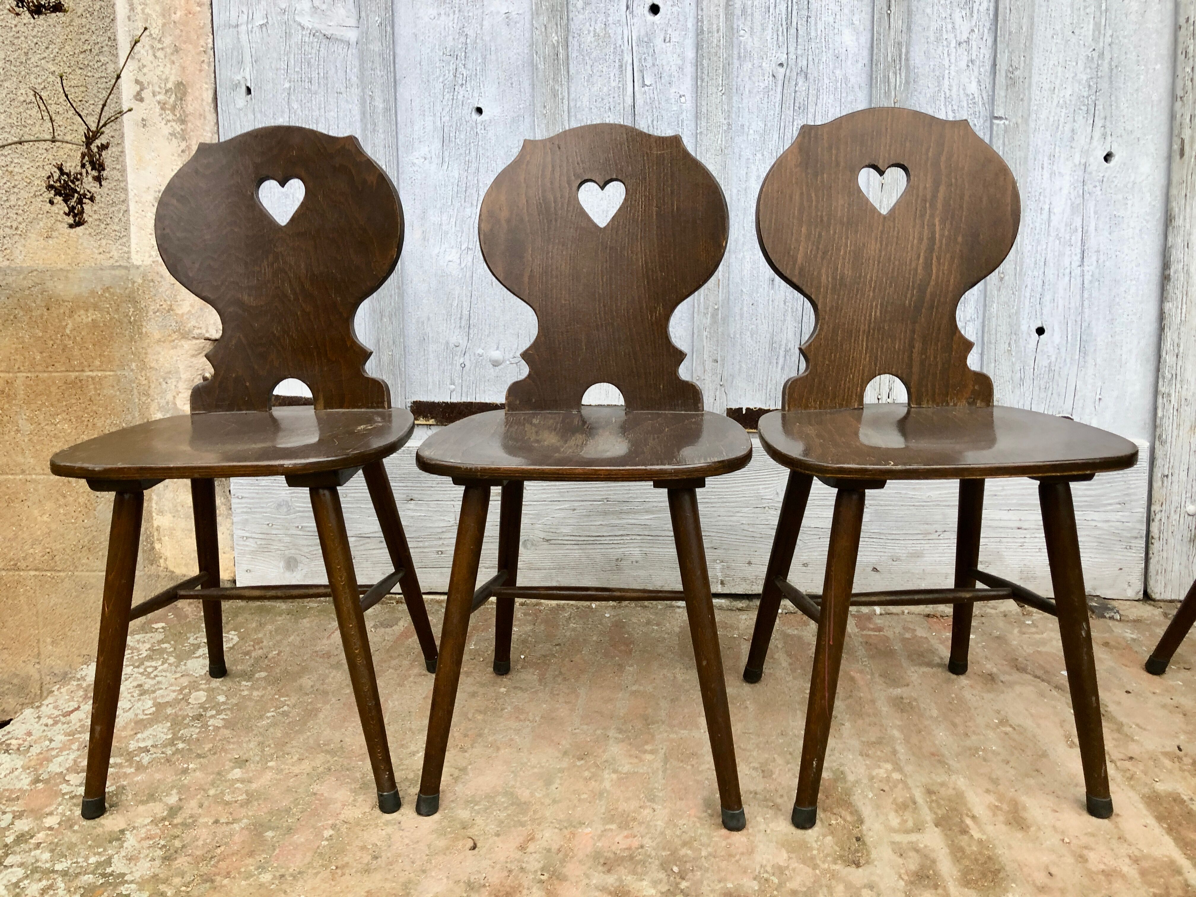 Set of 6 mountain chairs