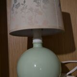 Lampe boule vert d'eau