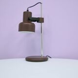 vintage brown metal table lamp adjustable