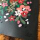 Peinture a4 fleurs roses et rouges