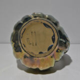 Ceramic pouring jug Rambervilliers art deco flamed sandstone metallic reflection