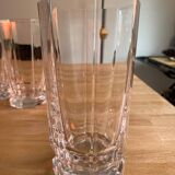 Cristal de Sèvres 5 verres à orangeade modèle Rohan