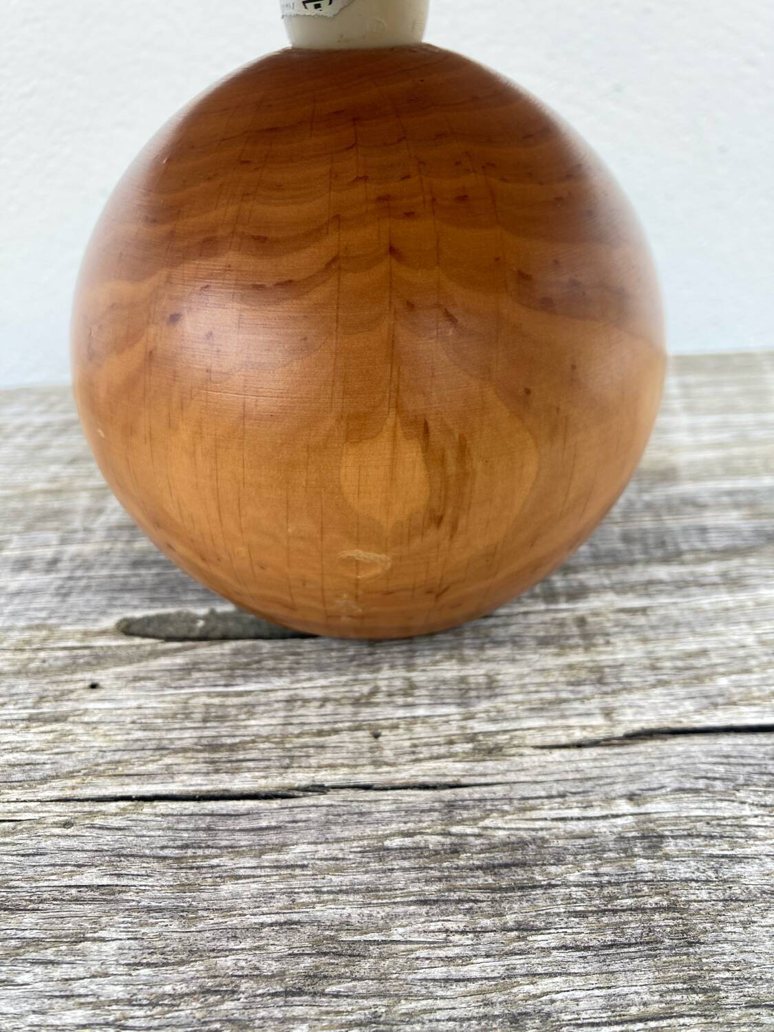 Wooden ball lamp 1980