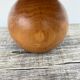 Lampe boule bois 1980