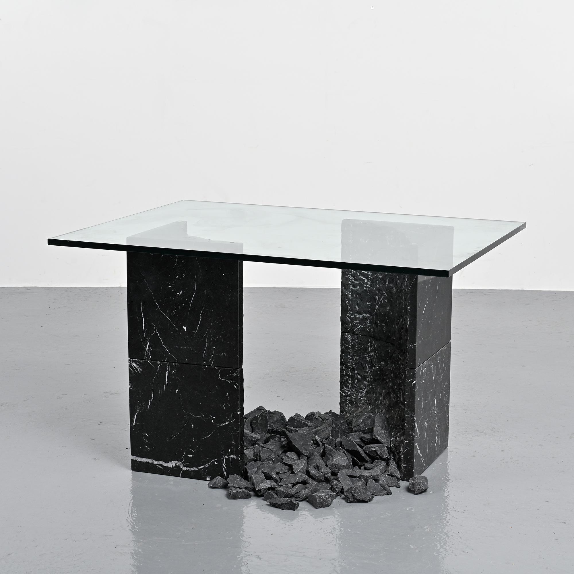 Table "Carrara Quarry" by James Wines for Castigliani, Italy, 1989