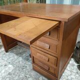 Vintage 50s desk in solid oak