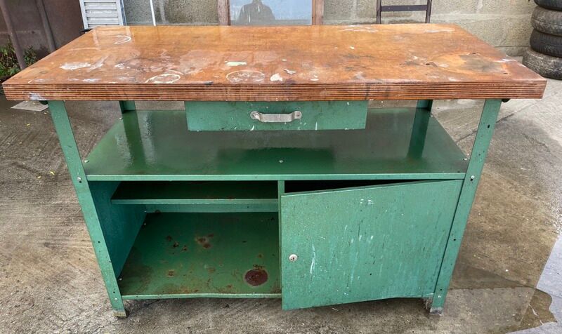 Established iron wooden top