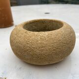Stone candle holder