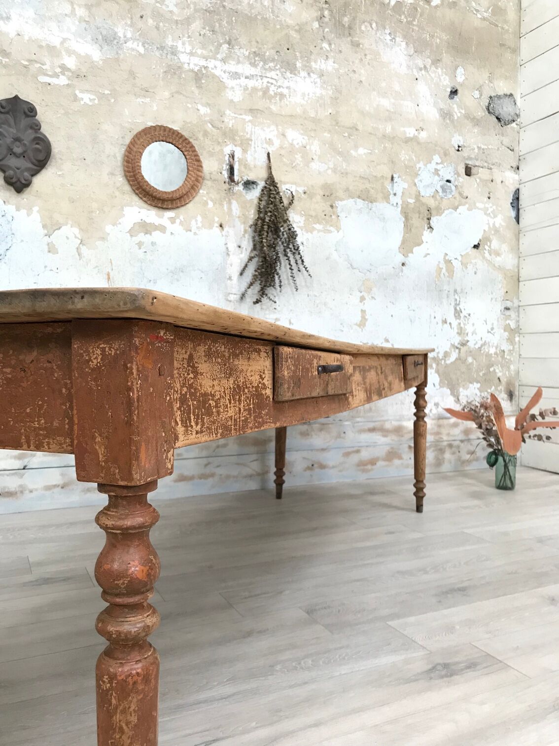 Vintage farm table