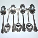 Ercuis set of 7 victoria silver-plated soup table spoons - spatours net