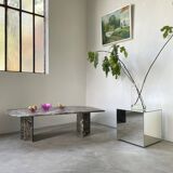 6 pop pink glass cups