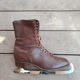 Rare pair of women's ice skates, Schumacher St. Moritz, circa 1910-11.